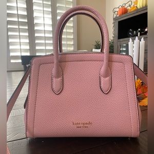 Kate Spade small light pink purse with shoulder strap